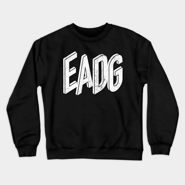 EADG // Bass Guitarist Gift Design Crewneck Sweatshirt by DankFutura